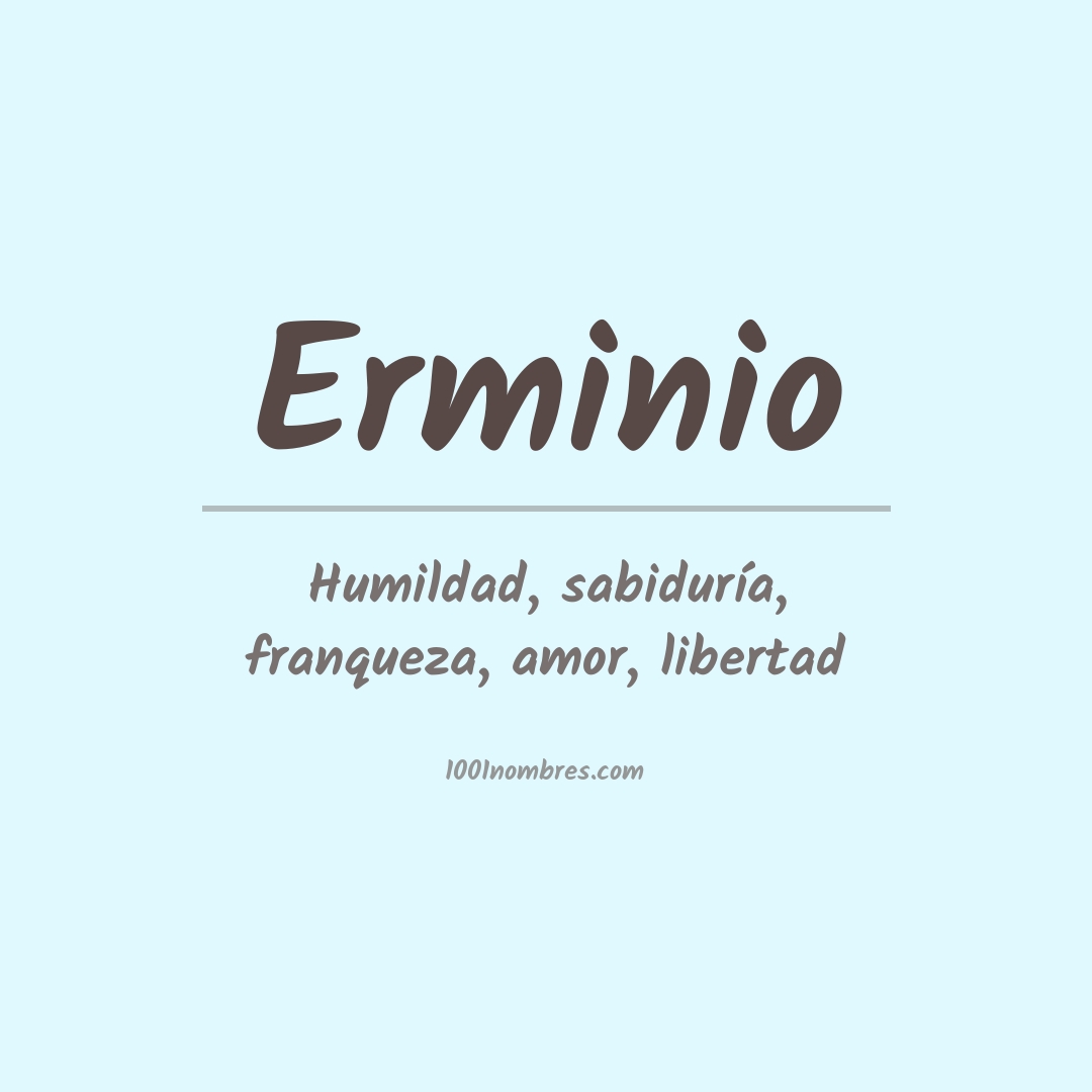 Significado del nombre Erminio