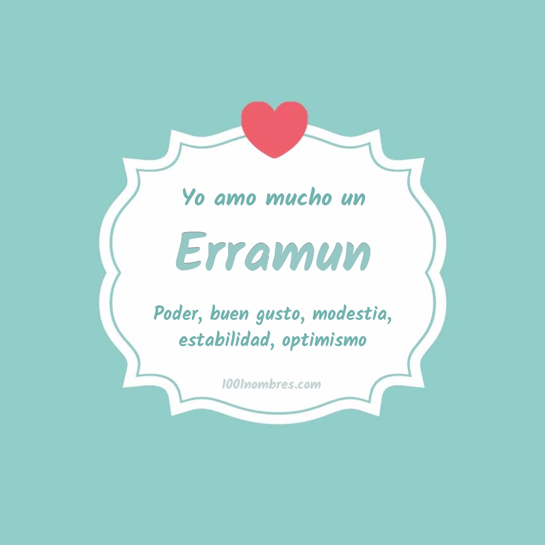 Yo amo mucho Erramun