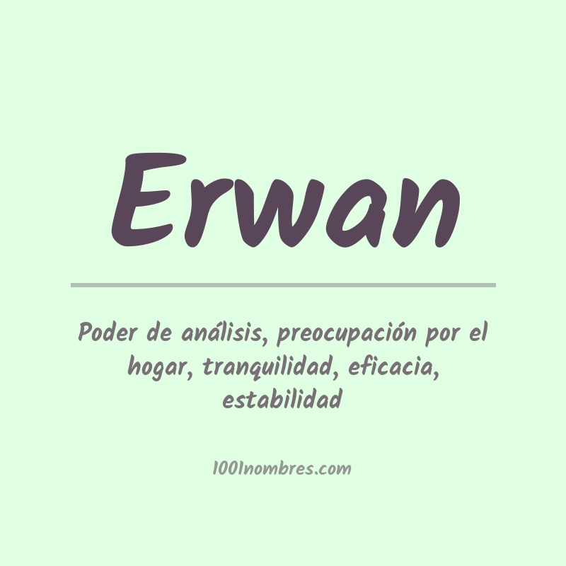 Significado del nombre Erwan