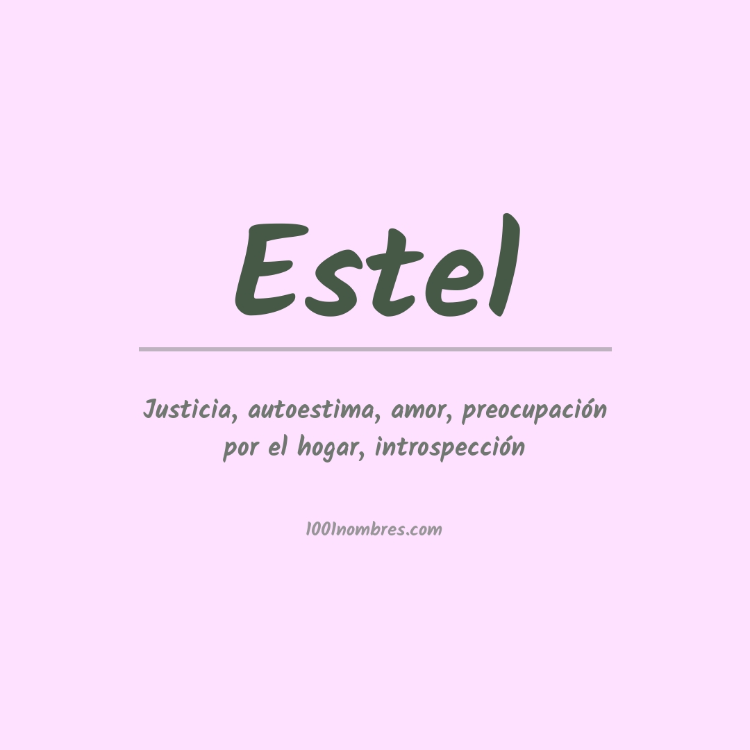 Significado del nombre Estel