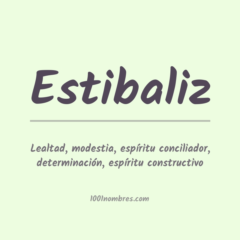 Significado del nombre Estibaliz Significado del nombre Estibaliz