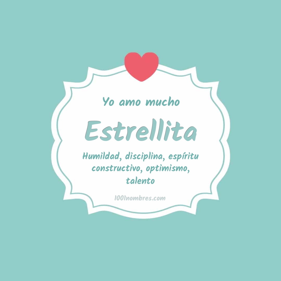 Yo amo mucho Estrellita