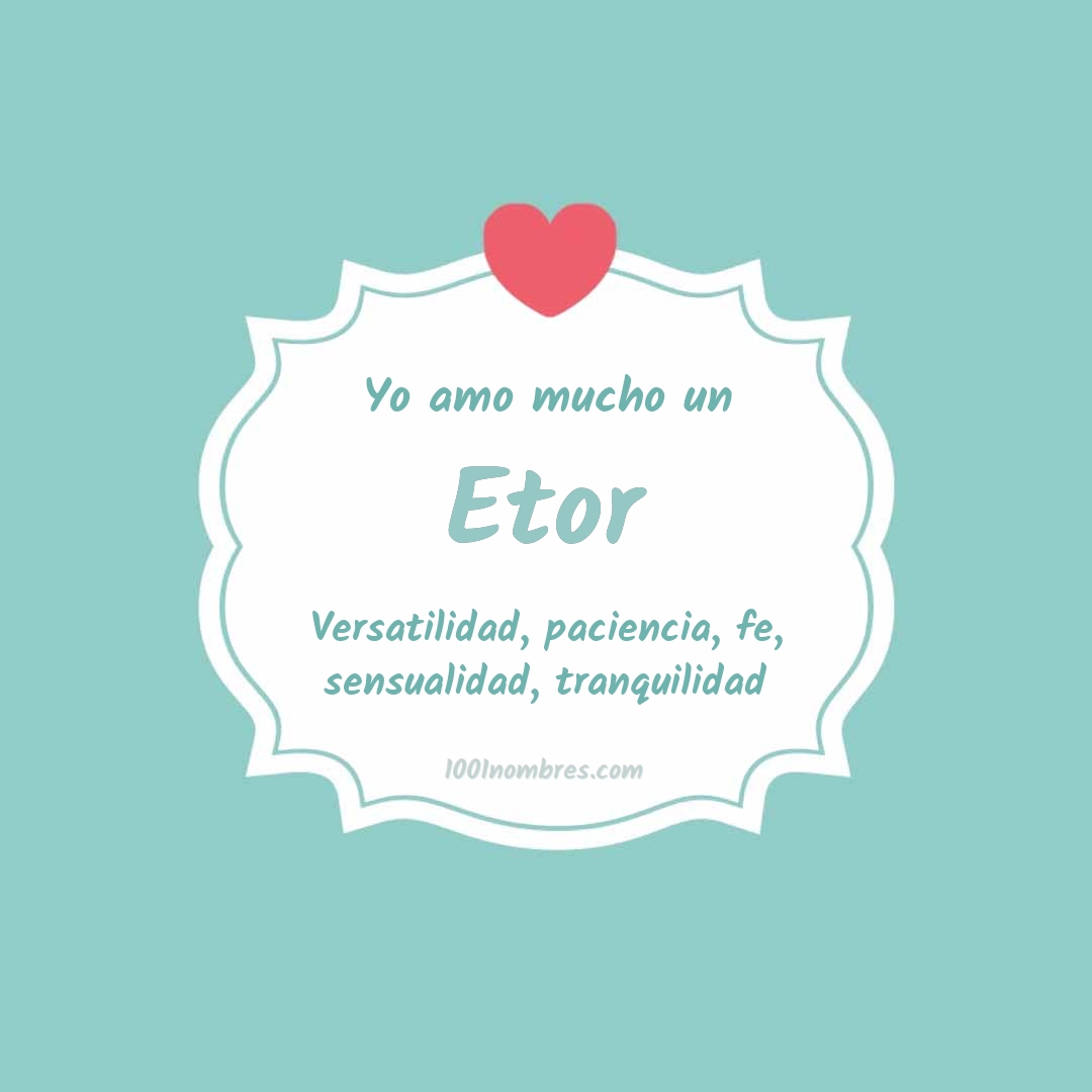 Yo amo mucho Etor Yo amo mucho Etor