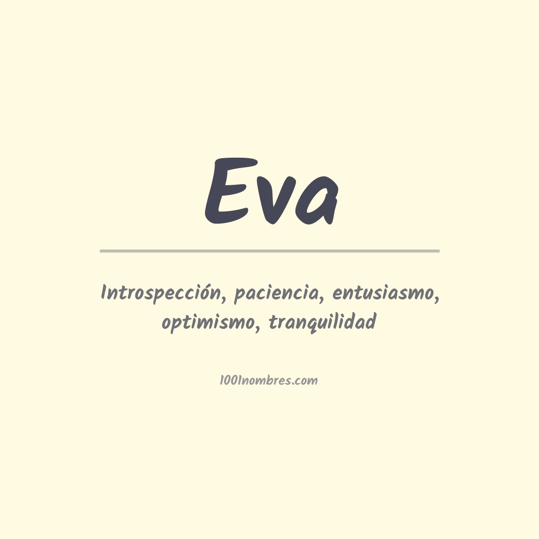 Significado do nome Eva