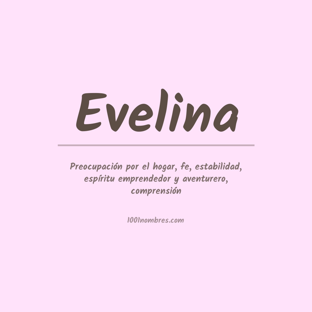 Significado del nombre Evelina