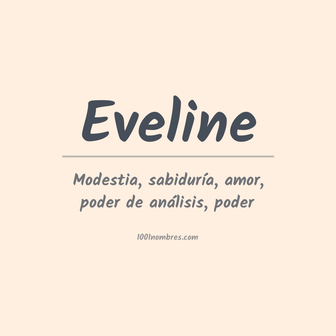 Significado del nombre Eveline