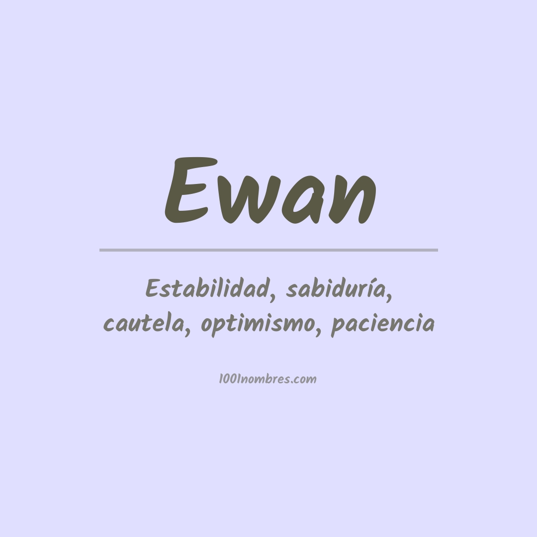 Significado del nombre Ewan