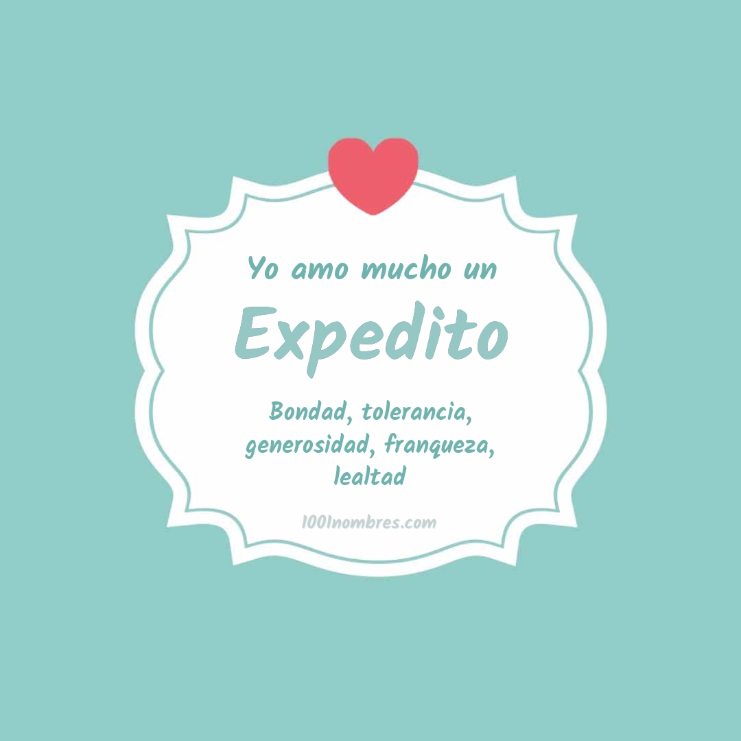 Yo amo mucho Expedito Yo amo mucho Expedito