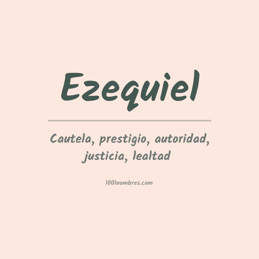 Significado del nombre Ezequiel