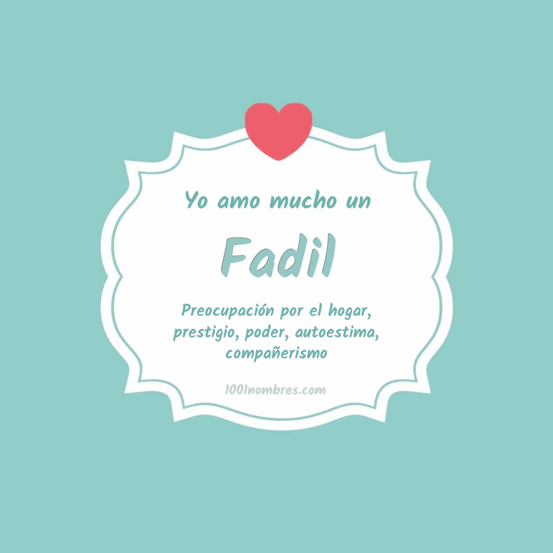 Yo amo mucho Fadil