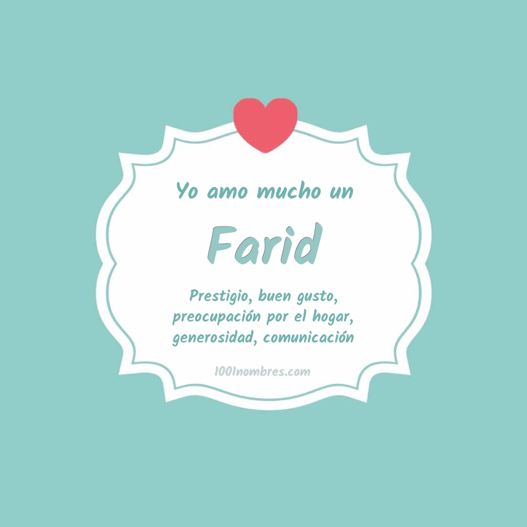 Yo amo mucho Farid