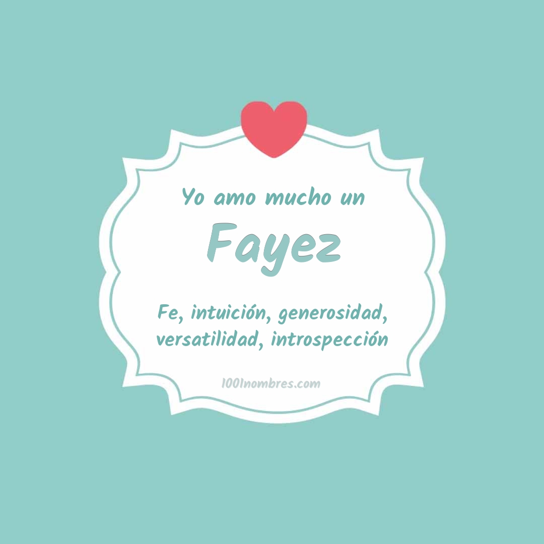 Yo amo mucho Fayez