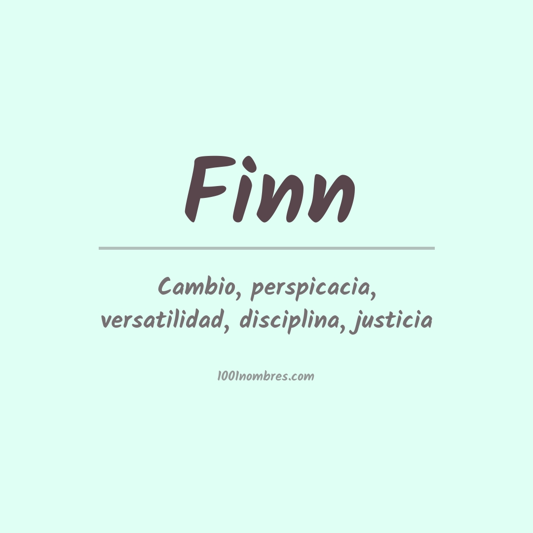 Significado del nombre Finn