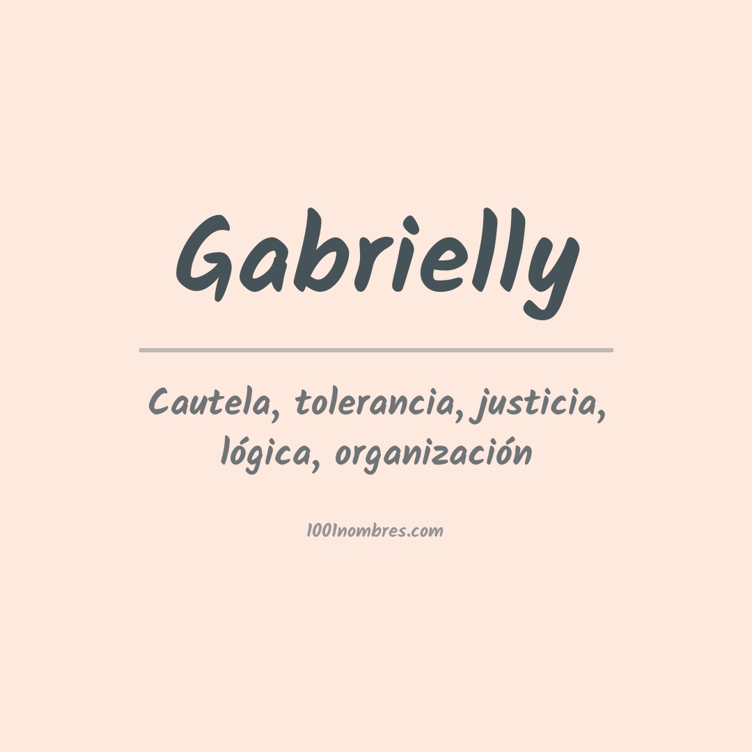 Significado del nombre Gabrielly