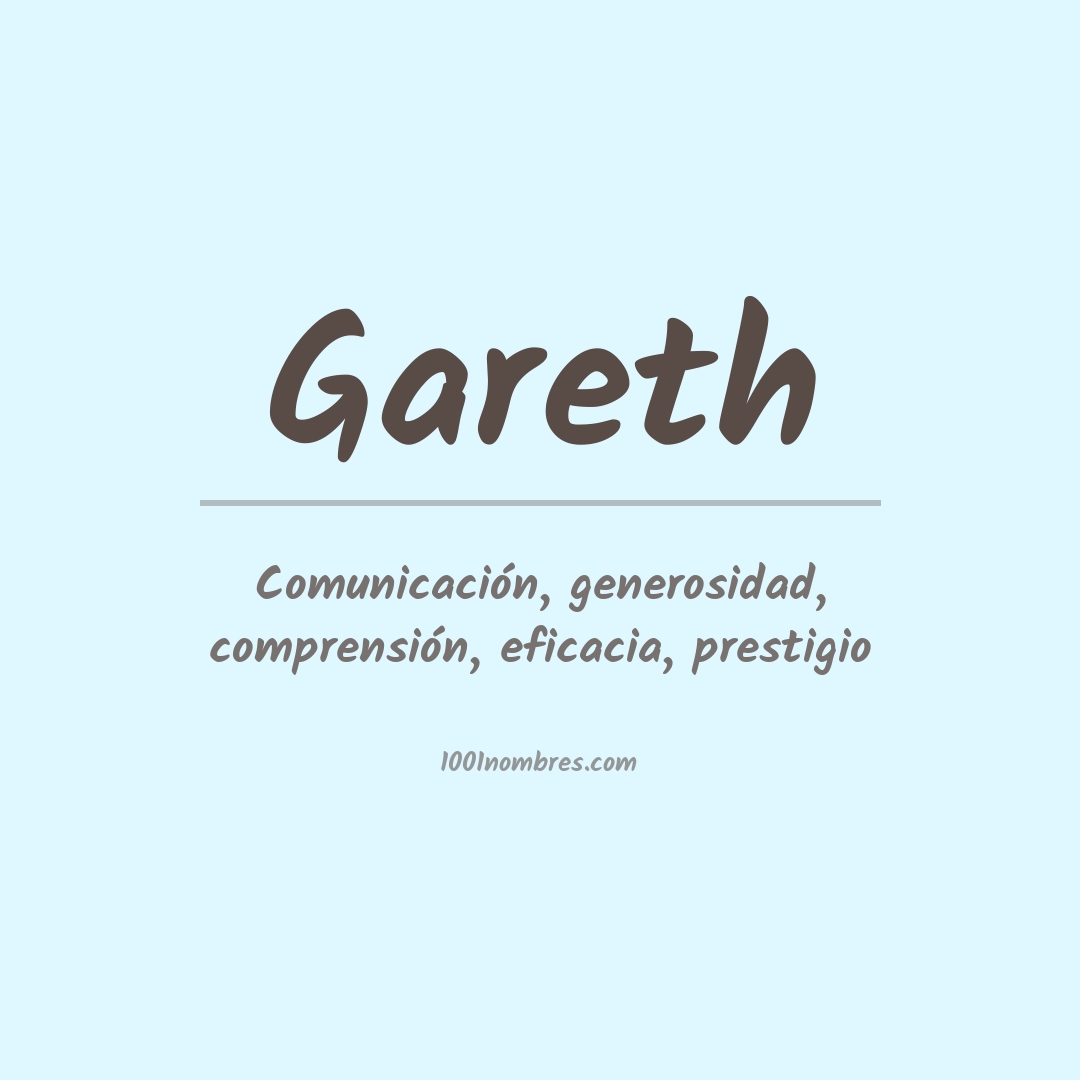 Significado del nombre Gareth