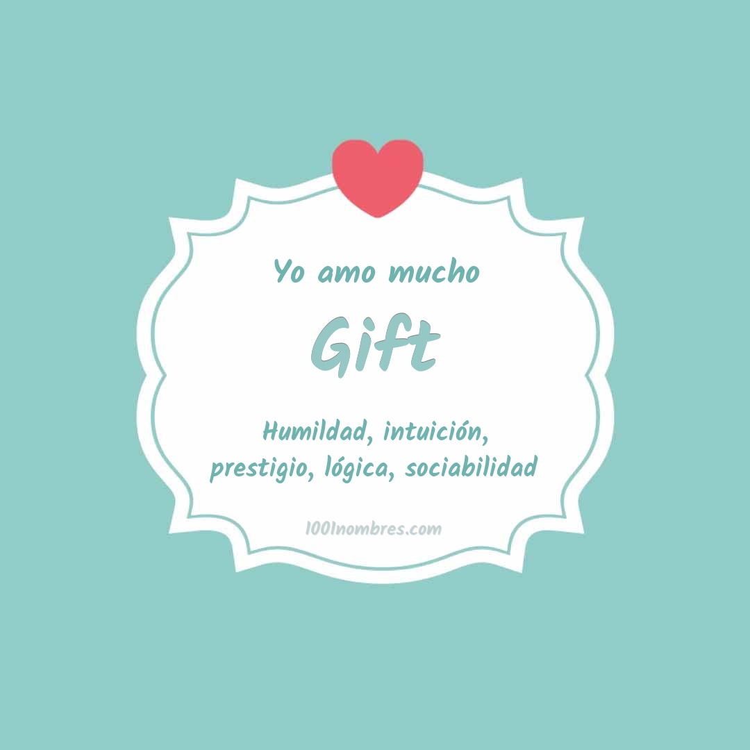 Yo amo mucho Gift