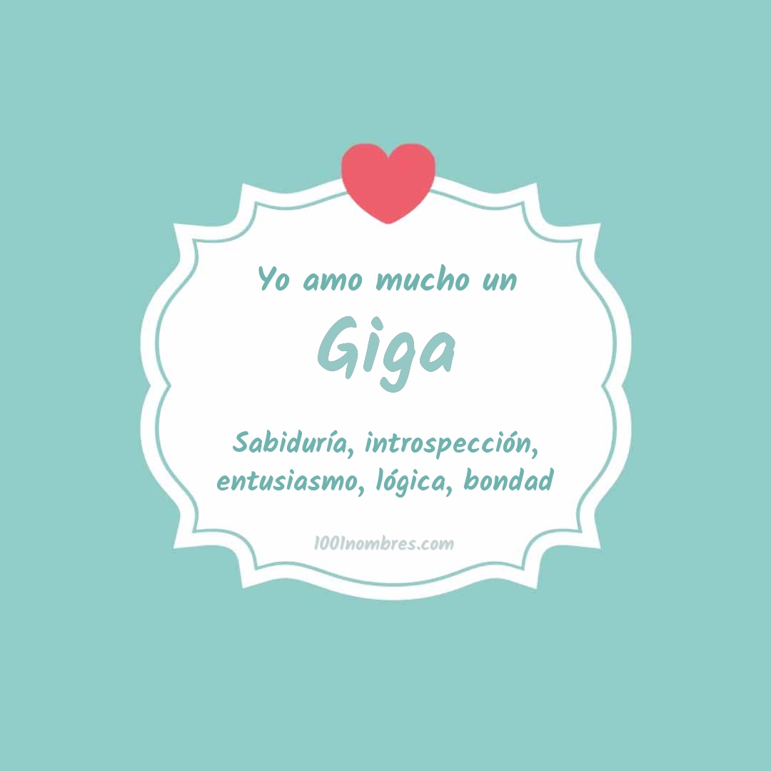 Yo amo mucho Giga Yo amo mucho Giga