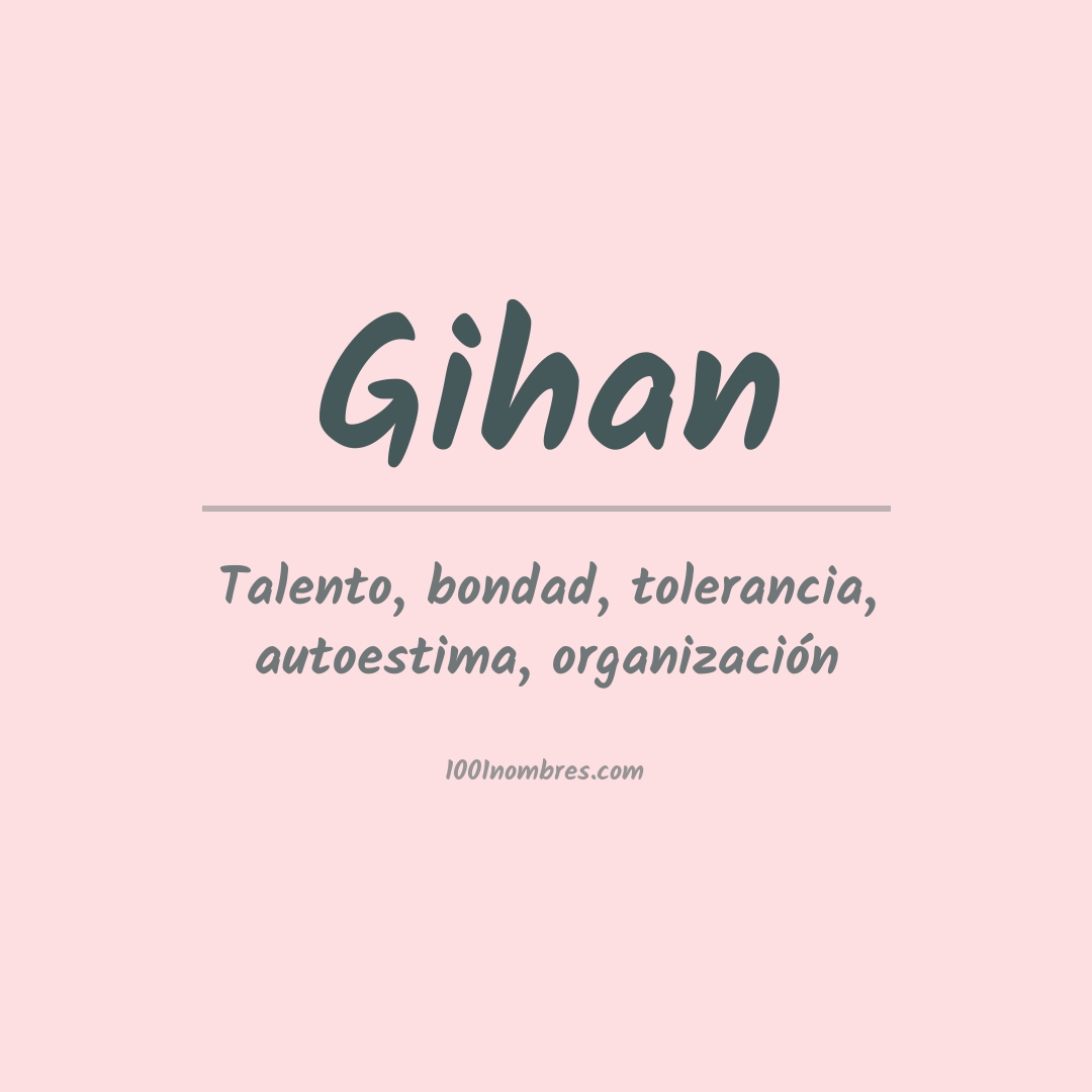 Significado del nombre Gihan