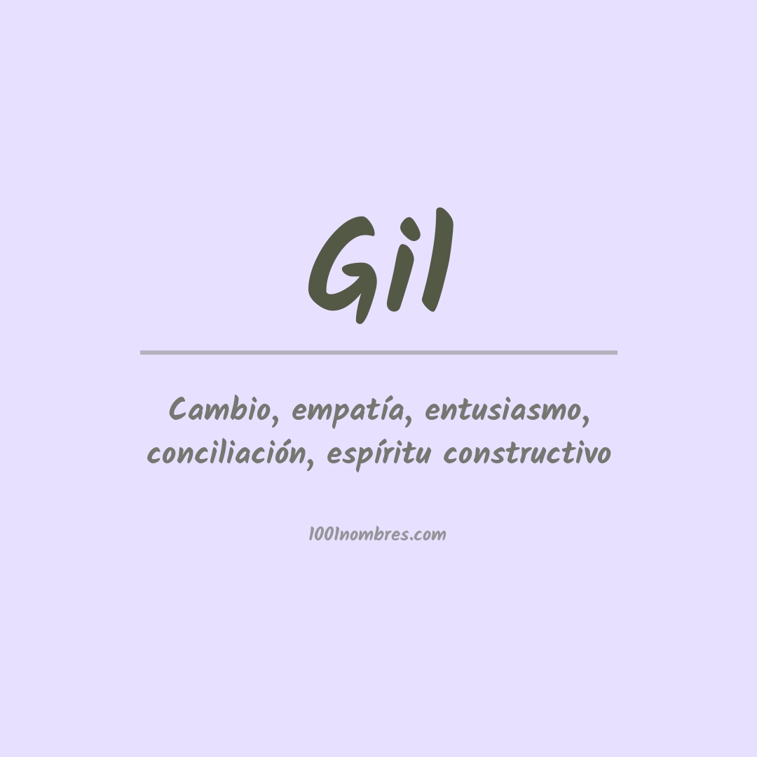 Significado del nombre Gil