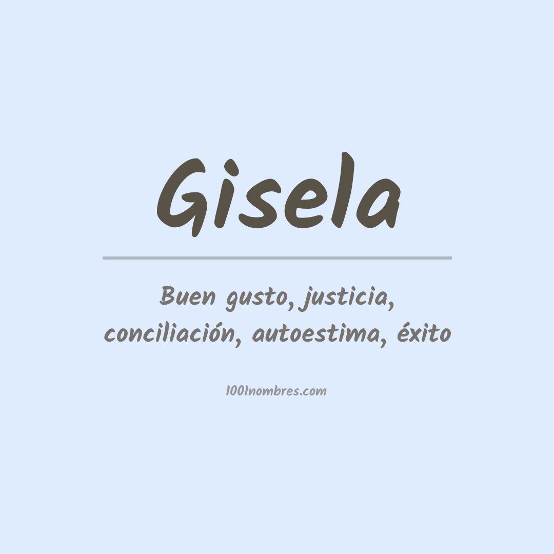 Significado del nombre Gisela