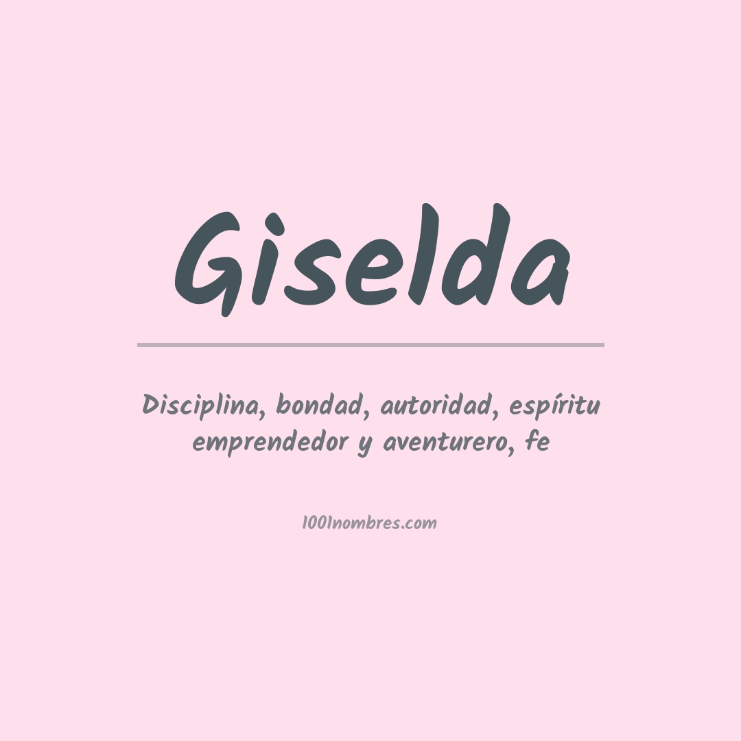 Significado del nombre Giselda