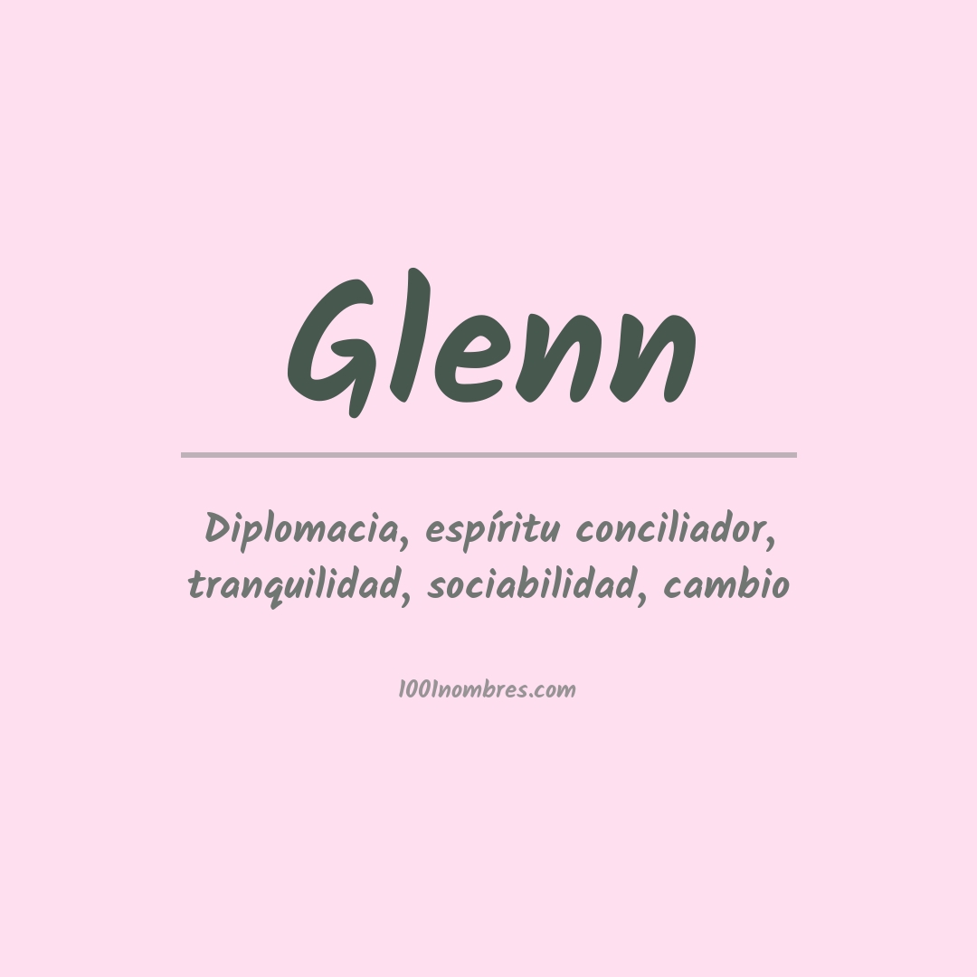 Significado del nombre Glenn