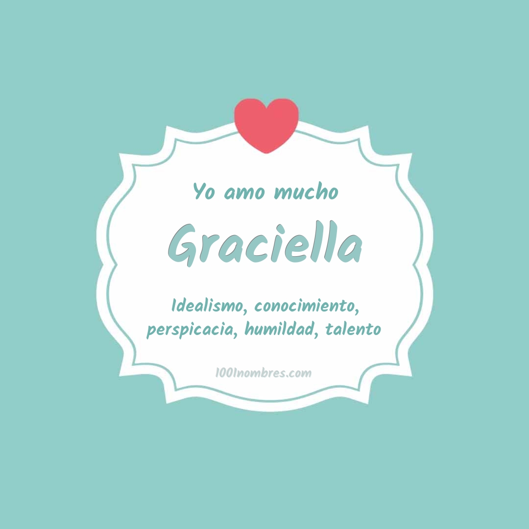 Yo amo mucho Graciella