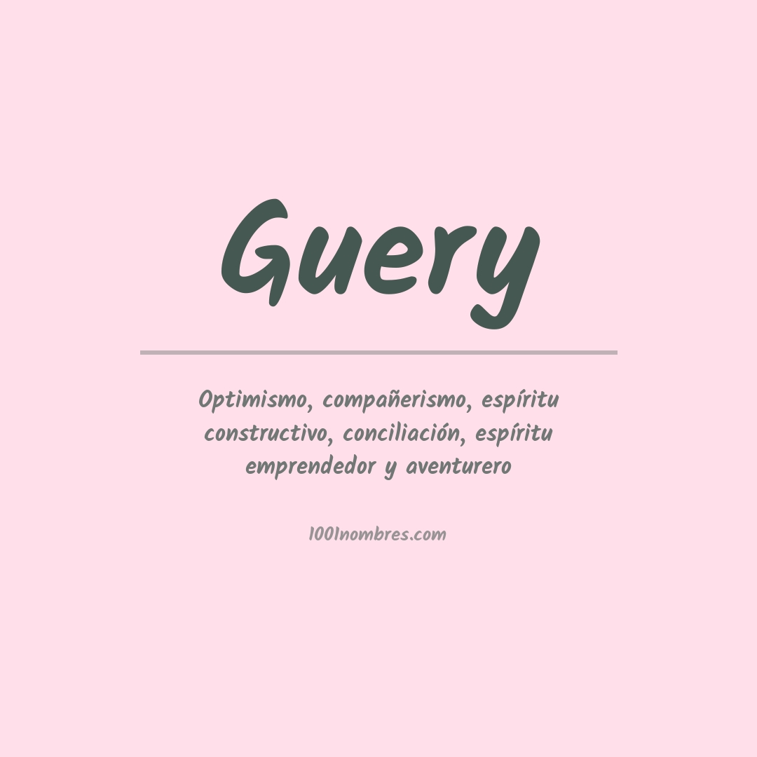 Significado del nombre Guery