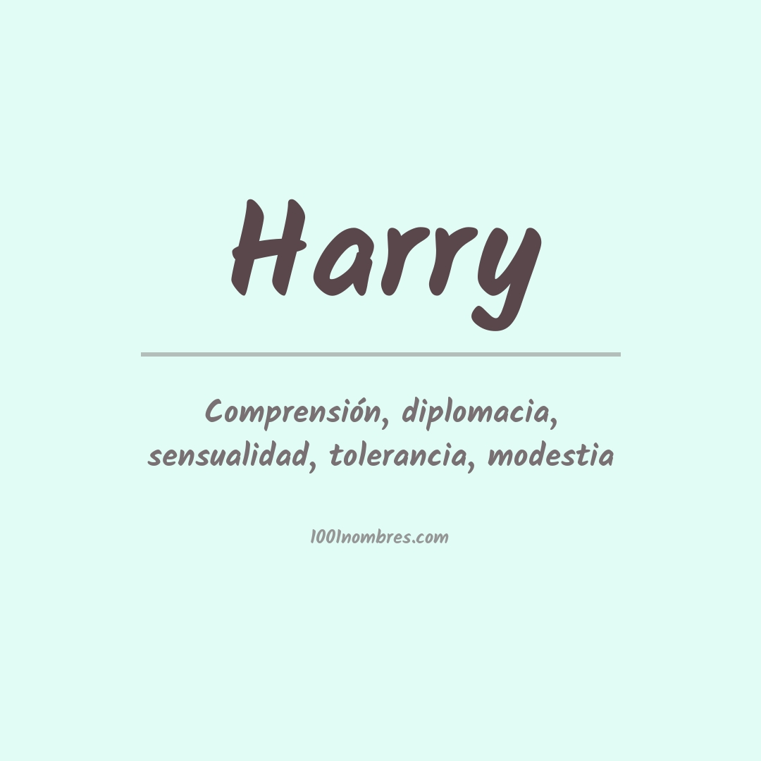 Significado do nome Harry