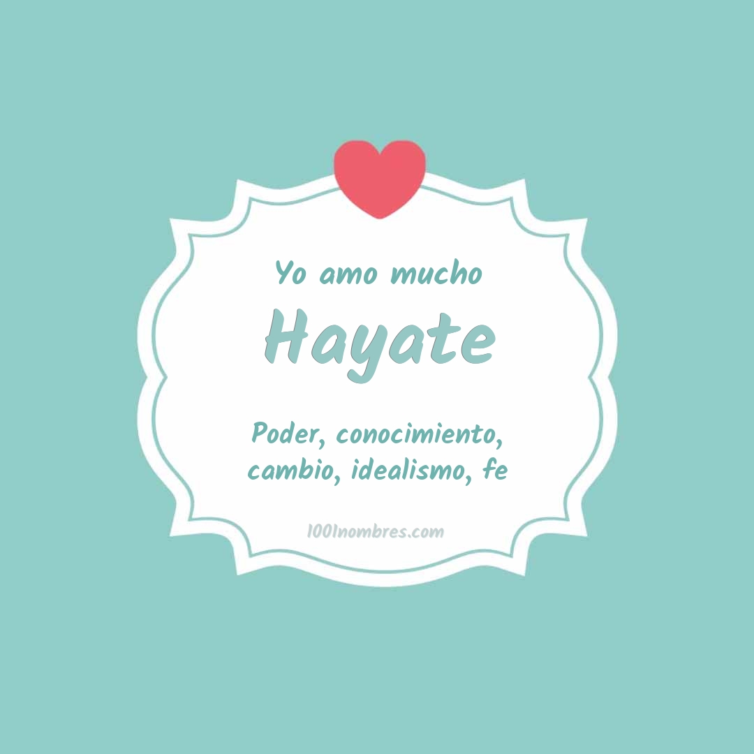 Yo amo mucho Hayate