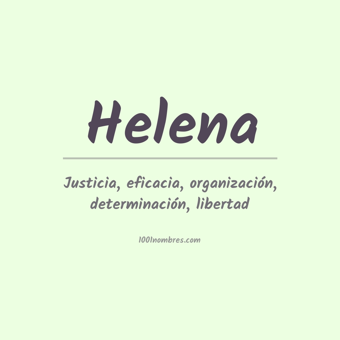 Significado del nombre Helena