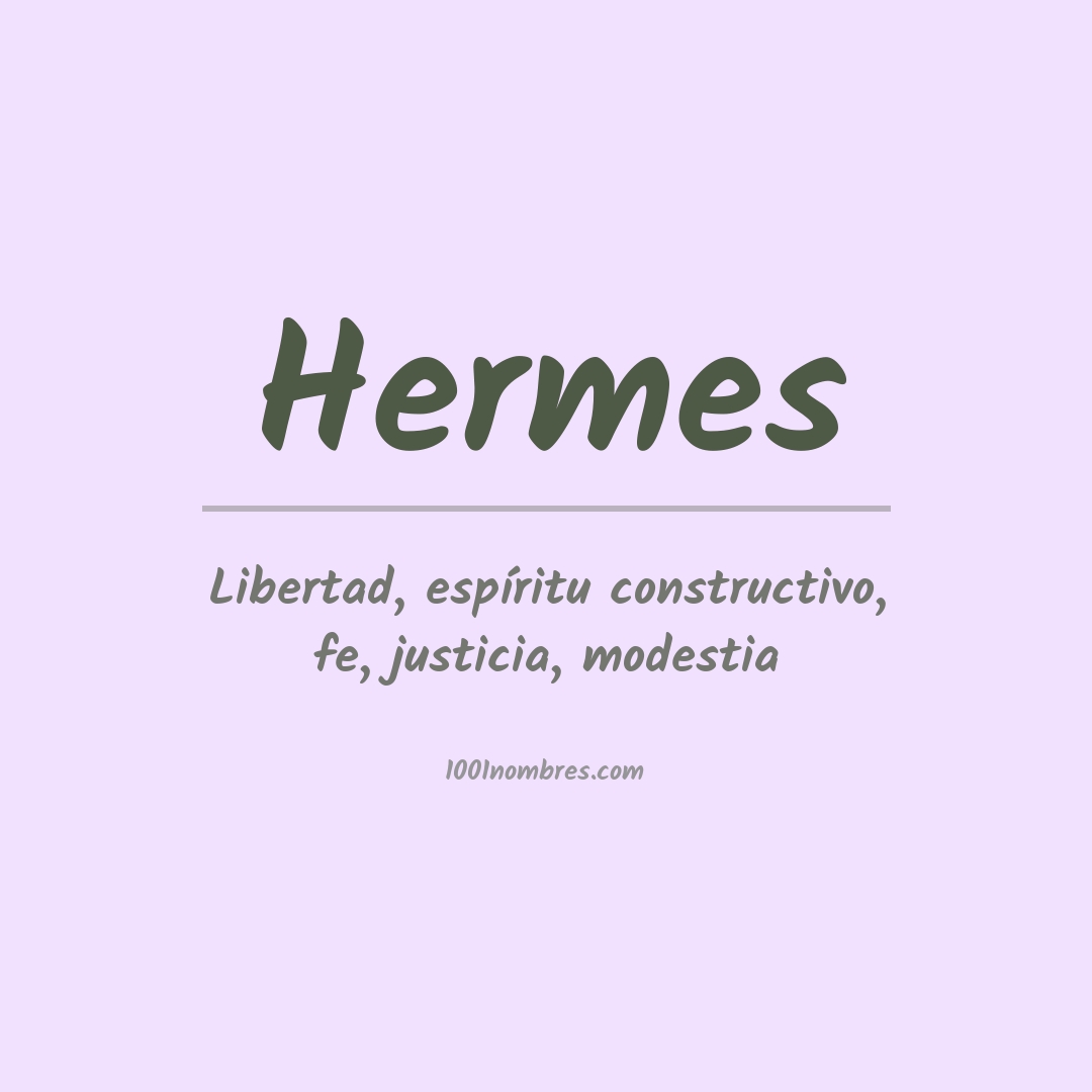 Significado del nombre Hermes