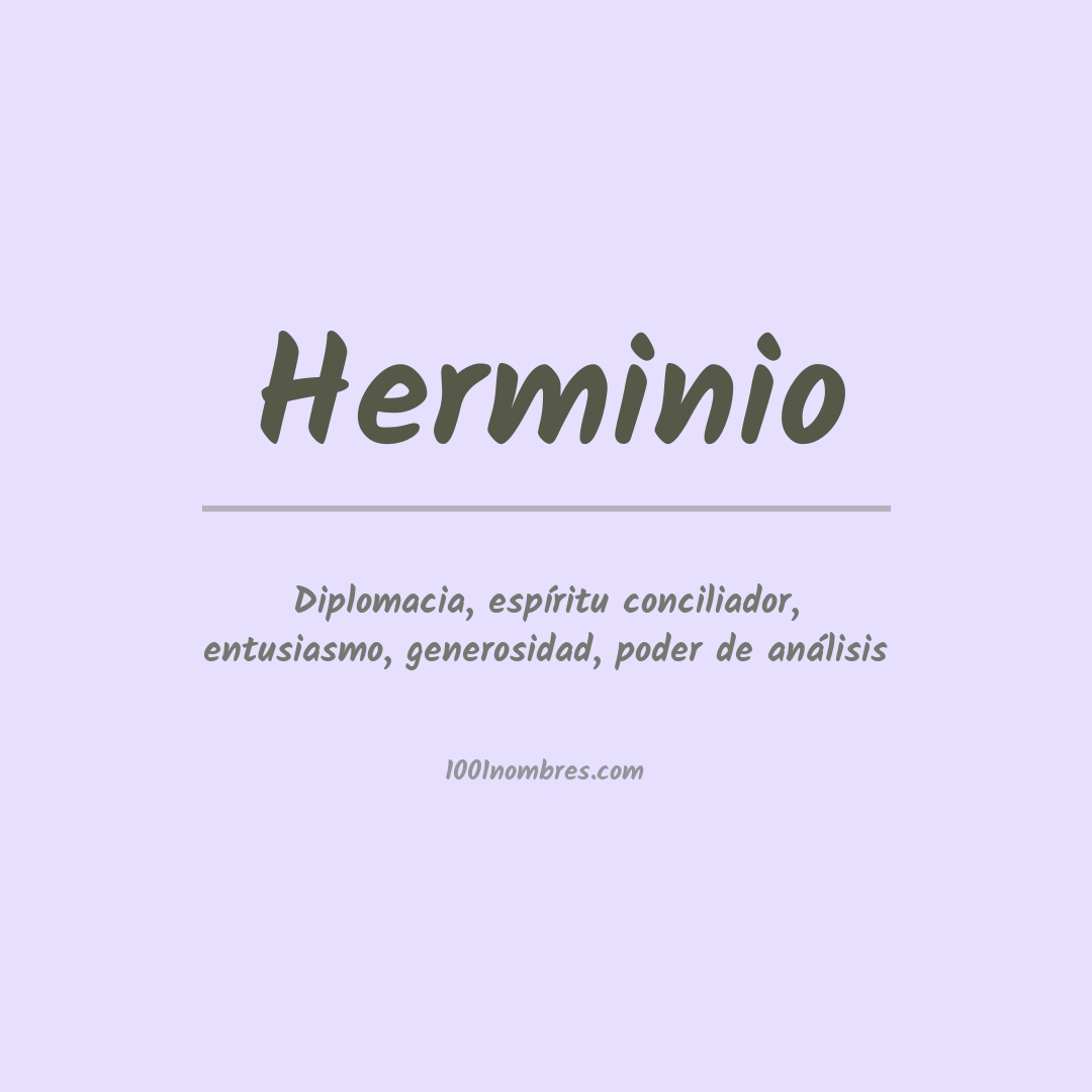 Significado del nombre Herminio