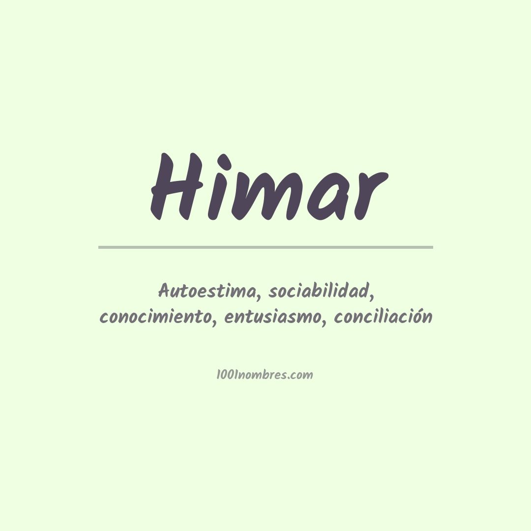 Significado del nombre Himar Significado del nombre Himar