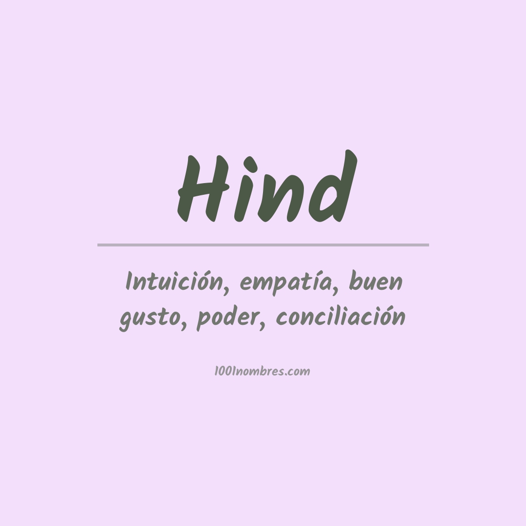 Significado del nombre Hind