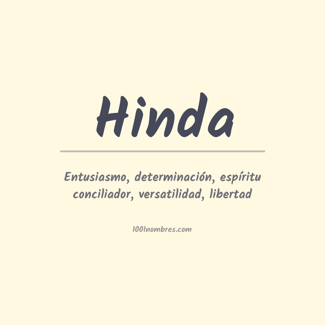 Significado del nombre Hinda