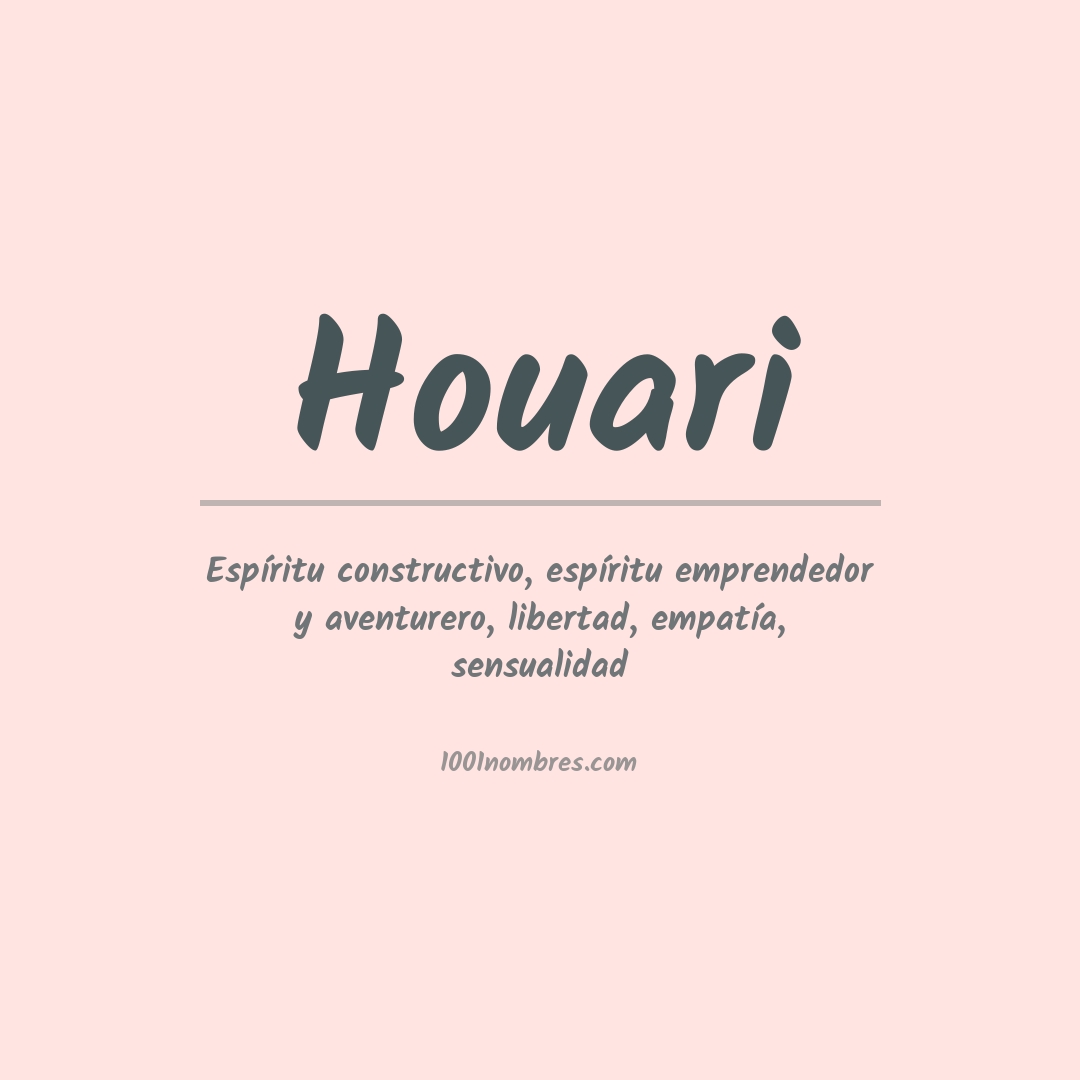Significado del nombre Houari Significado del nombre Houari
