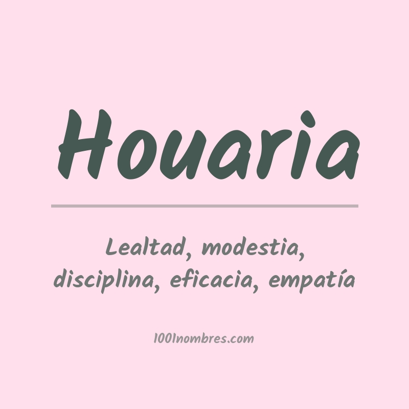 Significado del nombre Houaria Significado del nombre Houaria