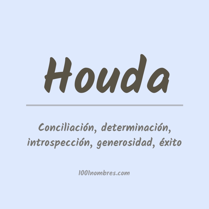 Significado del nombre Houda Significado del nombre Houda