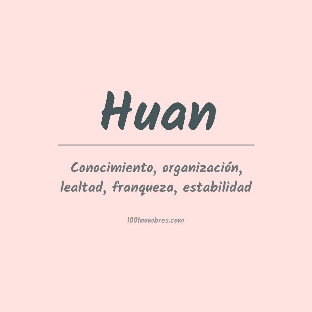 Significado del nombre Huan