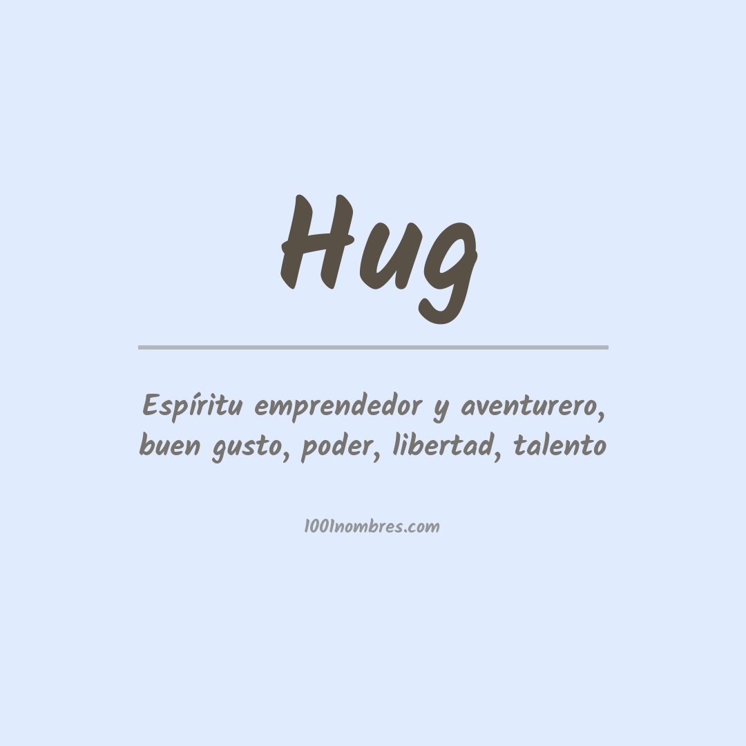 Significado del nombre Hug
