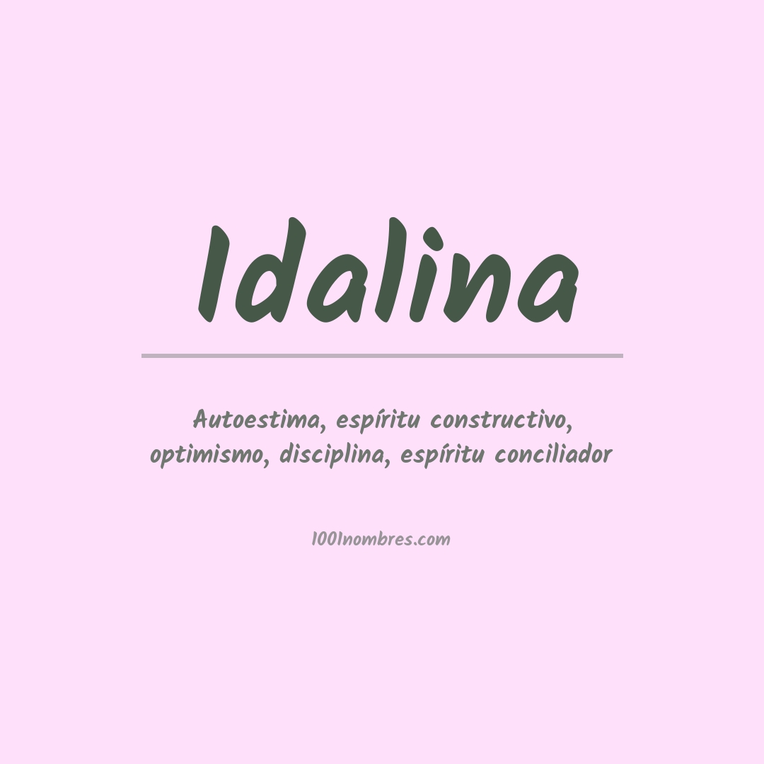 Significado del nombre Idalina