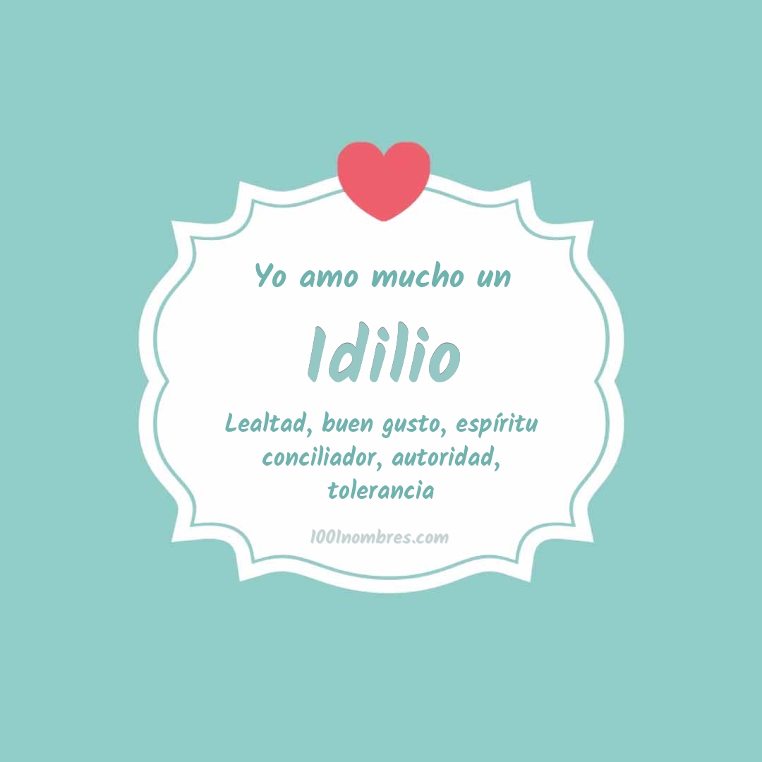 Yo amo mucho Idilio