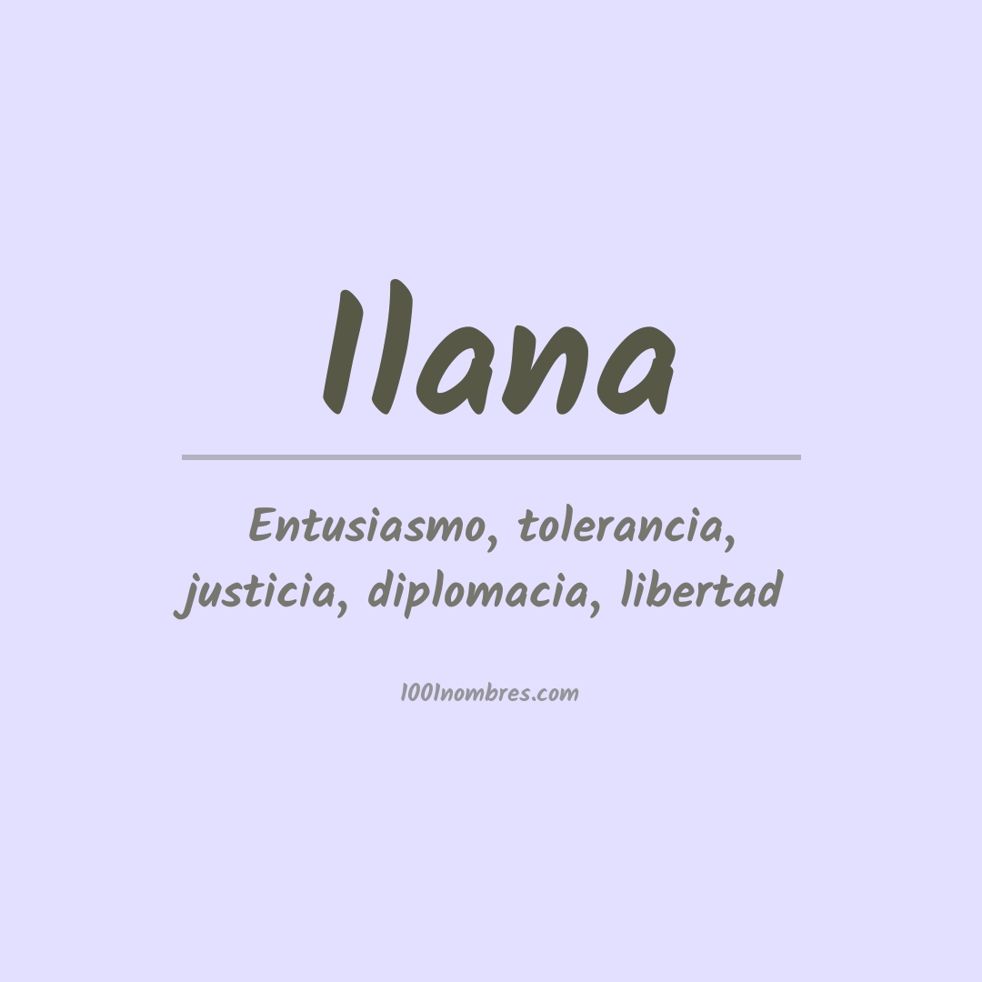 Significado del nombre Ilana