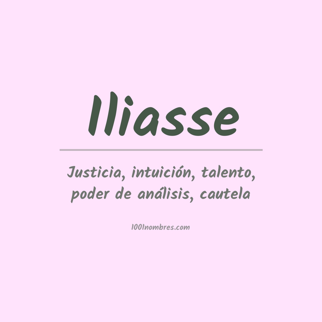 Significado del nombre Iliasse Significado del nombre Iliasse