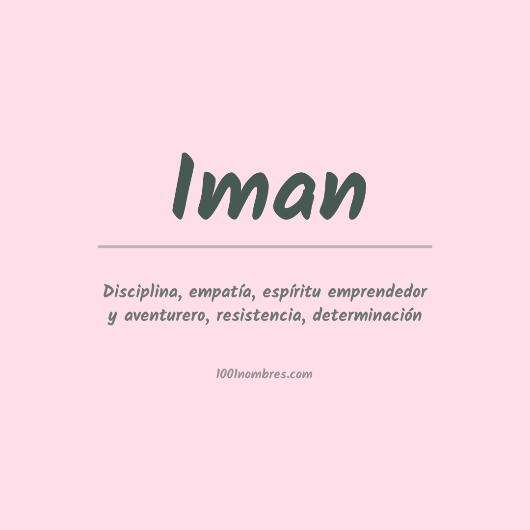 Significado del nombre Iman