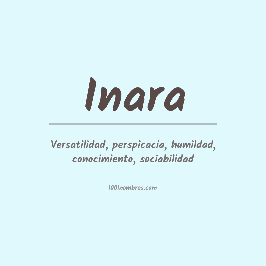 Significado del nombre Inara