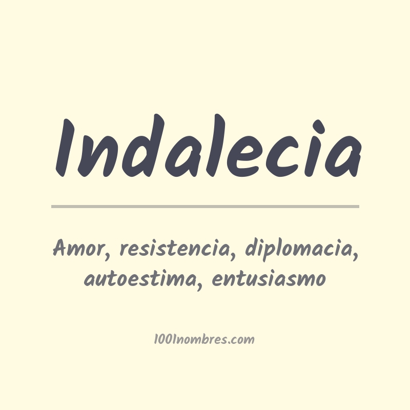 Significado del nombre Indalecia
