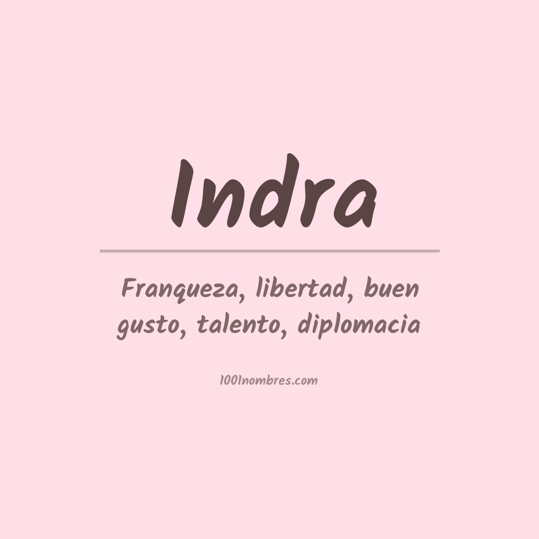 Significado del nombre Indra