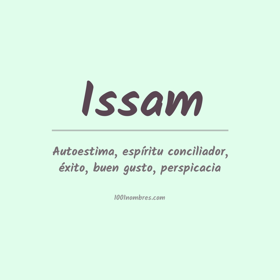 Significado del nombre Issam